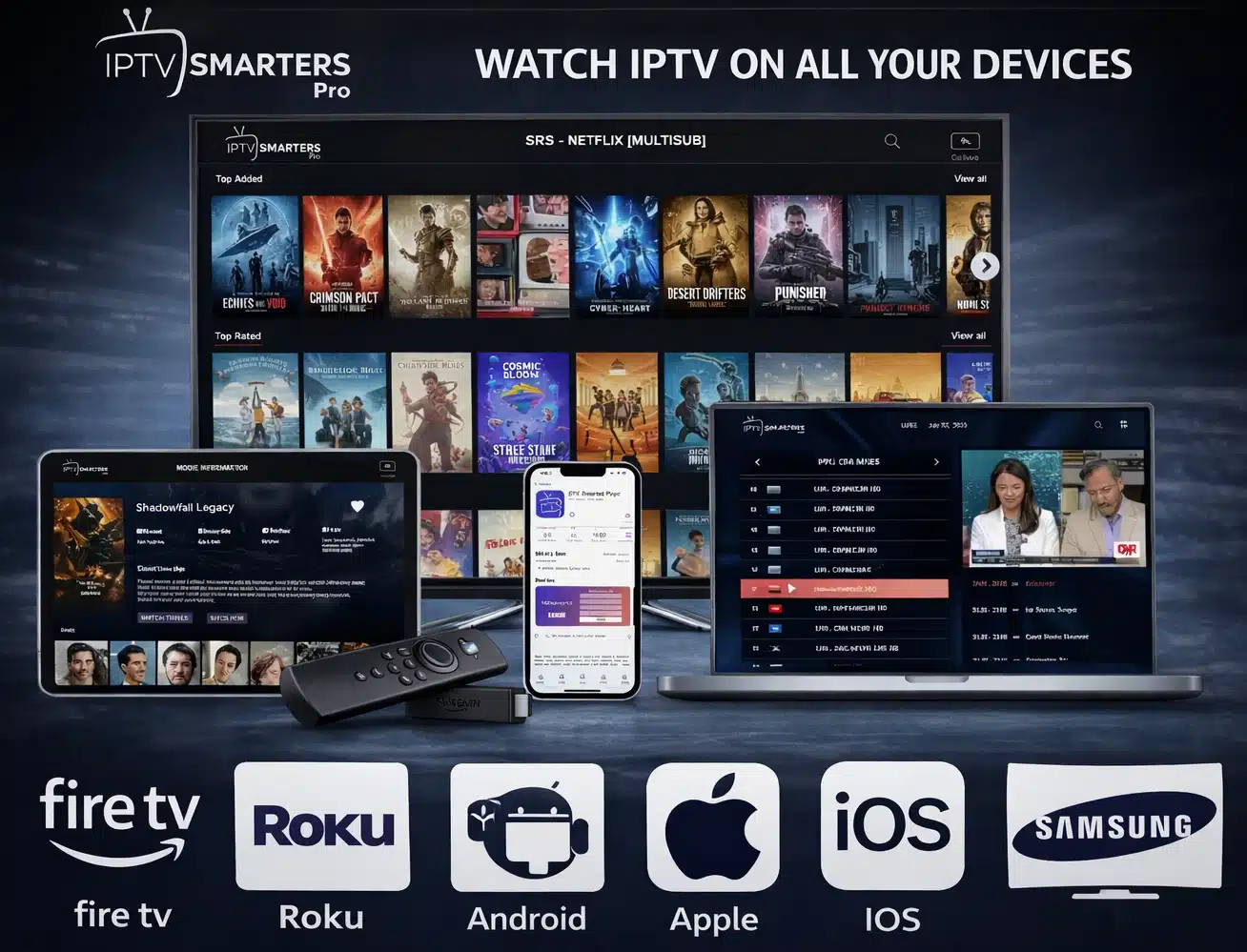 IPTV SMARTERS PRO SUBSCRIPTION